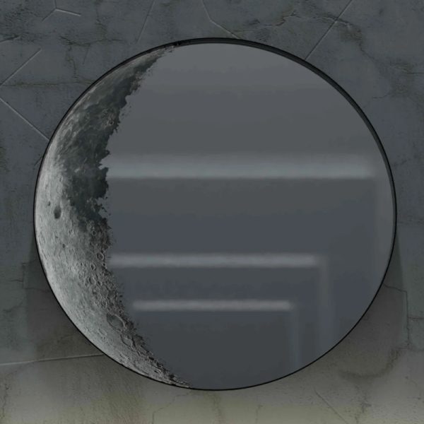 Moon Mirror - Mirror with Moon Inspired Design